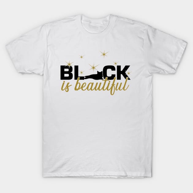 Black is beautiful. T-Shirt by MartaBudzenPL